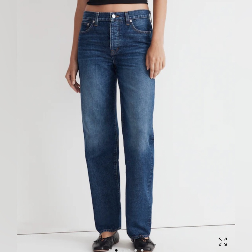 Madewell Low-Slung Straight Jeans, Size 31, EUC
